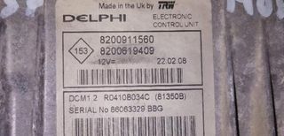 Centralita motor renault 8200911560 grand 1390083