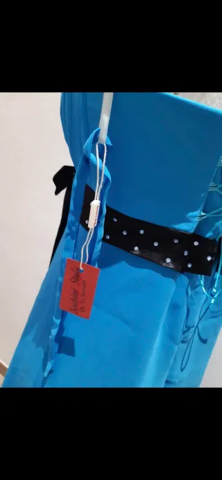 Vestido de fiesta azul