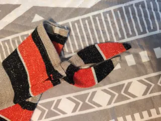 Jersey rayas con efecto brillantina