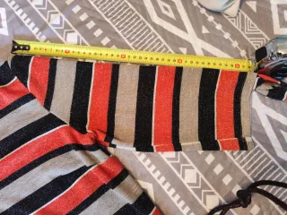 Jersey rayas con efecto brillantina