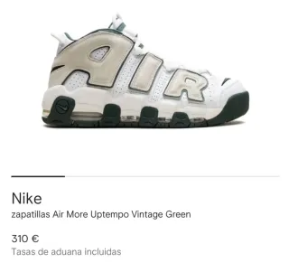 Nike Air Uptempo - Black/White