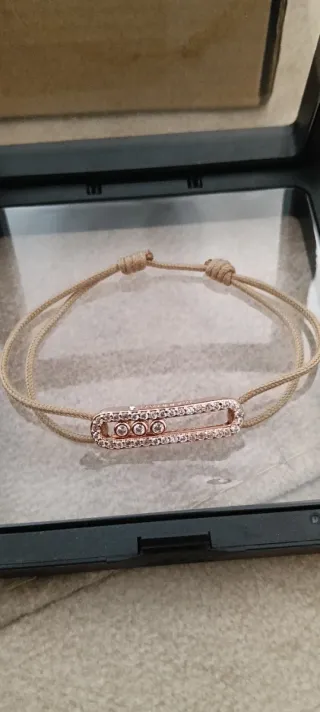 Pulsera Messika Oro Rosa Diamantes