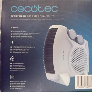 Calefactor Cecotec ReadyWarm 2000 Max Dual White