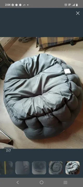 Letto per cani grigio morbido