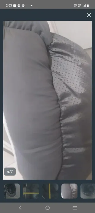 Letto per cani grigio morbido