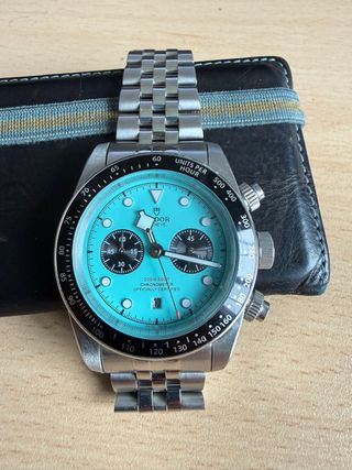 Tudor Black Bay Chrono Esfera Turquesa