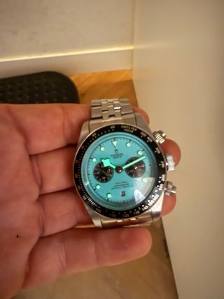 Tudor Black Bay Chrono Esfera Turquesa