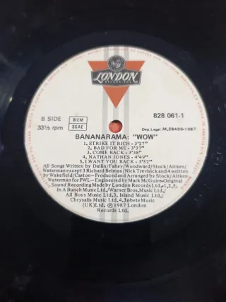 Vinilo Bananarama WOW! Pop Rock Internacional