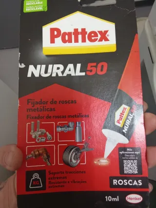 Fijador de roscas metálicas Pattex NURAL50 10g