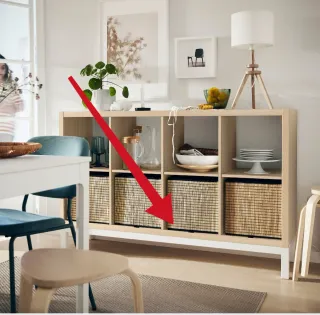 Patas Mueble Kallax Ikea Metal Blanco