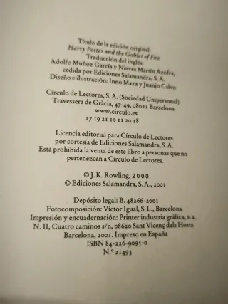 Libros Harry Potter