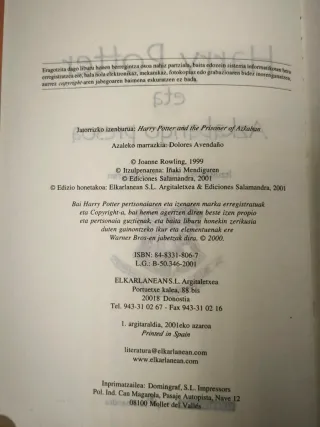 Libros Harry Potter