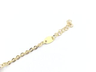 pulsera oro 18k con piedra con coral