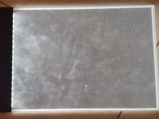 Pantalla de calco con iluminación LED