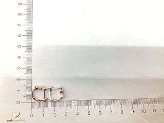 argollas plata 925mm con piedra con circonita