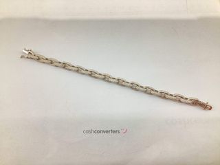 pulsera plata 925mm con piedra con circonita