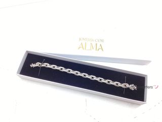 pulsera plata 925mm con piedra con circonita