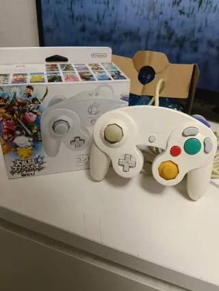 Mando GameCube Blanco Smash Bros Wii U