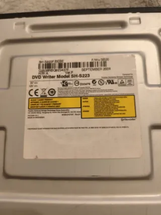 Grabadora DVD Super Writemaster SH-S223