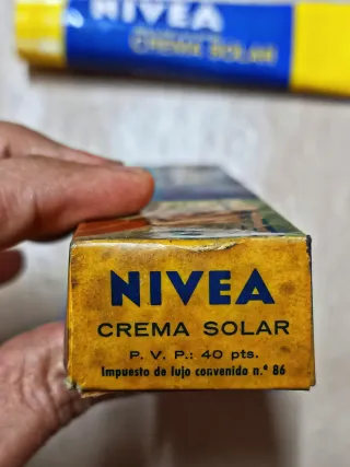 Crema Solar Nivea Años 60