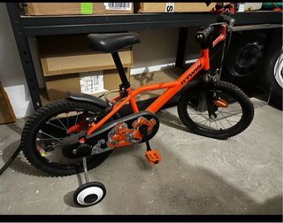 Bicicleta infantil Btwin naranja