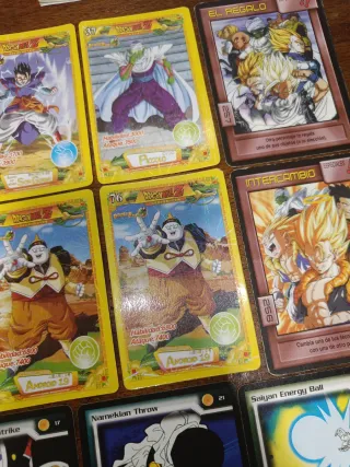 Lote 17 cromos Dragon Ball Z
