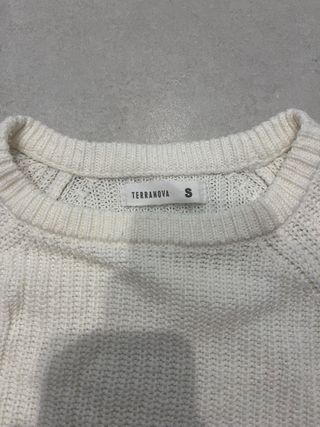 Jersey blanco de punto