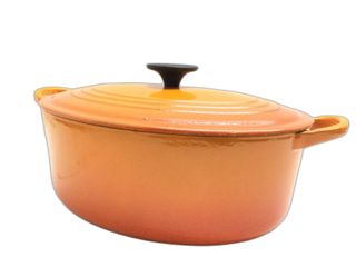 Olla Le Creuset Naranja y Amarilla