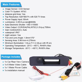 Cámara Trasera Mercedes - Nueva - LS8014