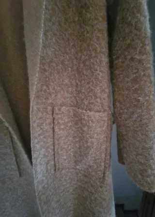 Cappotto lana beige nuovo