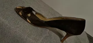 Scarpe donna tacco marroni Tg 41