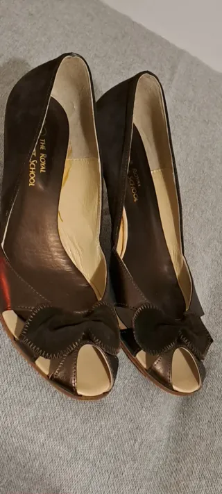 Scarpe donna tacco marroni Tg 41