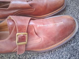 Bruno Magli Scarpe Uomo Pelle Marrone 42 dandy