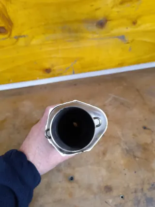 Tubo de escape silencioso para moto