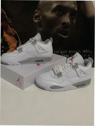 Nike Air Jordan 4 Retro 'White Oreo' 44