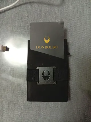 Tarjetera hombre Donbolso negra