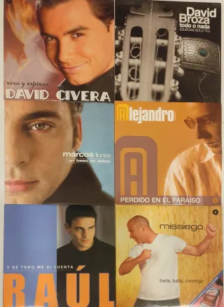 Lote CD singles pop