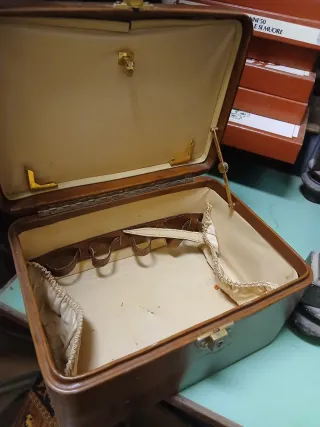 Valigetta vintage in pelle