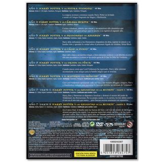HARRY POTTER La Colección Completa 8 Películas