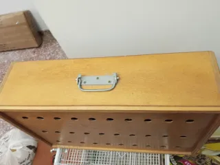 Transportín madera artesanal