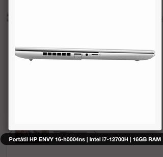 Portátil HP ENVY 16-h0004ns, Intel i7-12700H