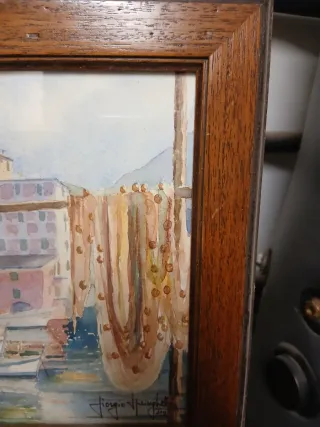 Acquerello firmato Giorgio Camogli
