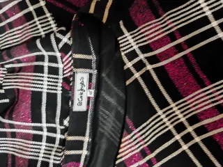 Blusa cuadros brillo El Corte Inglés