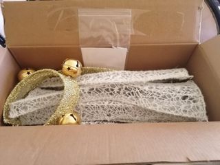 Renna Luminosa LED Metallo Oro Bianco