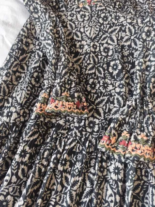 Vestido largo estampado