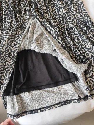 Vestido largo estampado