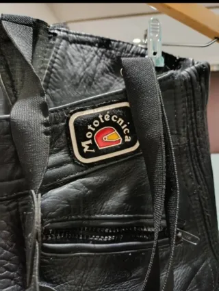 Pantalón Motero Vintage Mototécnica Negro