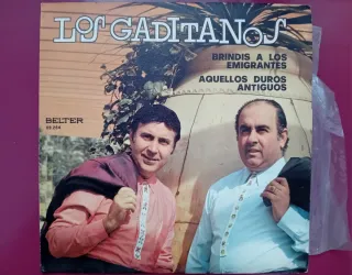 Vinilo 45rpm Los Gaditanos Brindis a los Emigrante