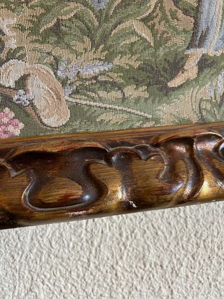 Cuadro Tapiz Vintage Marco Dorado