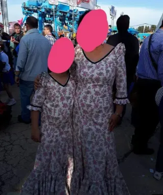 Traje de Flamenca largo estampado